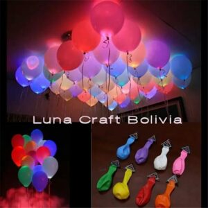 GLOBOS LED TRANSPARENTES (Modelo: REC-037) – Luna Craft Bolivia