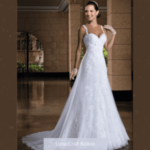 A-Vestido de Novia Romántico (Modelo: Vest-013)