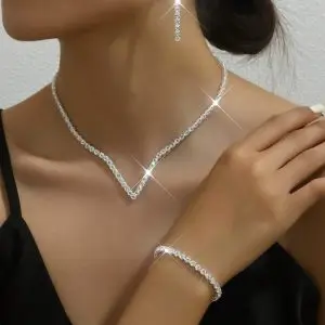 Collar, Pendientes y Brazalete (Modelo: TR 051)